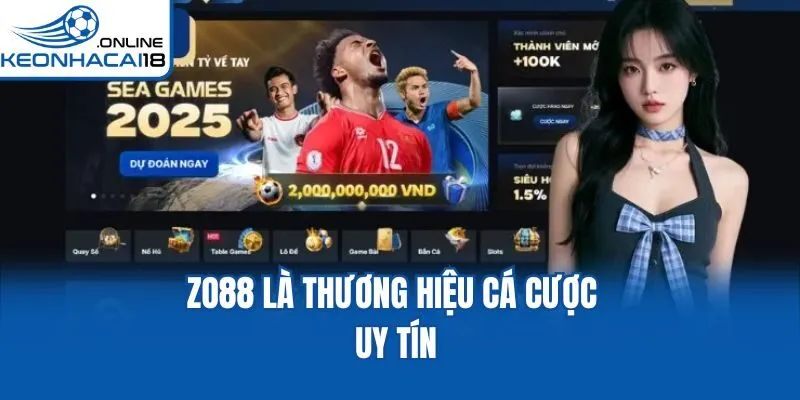 Zo88 là thương hiệu cá cược uy tín Zo88 là thương hiệu cá cược uy tín